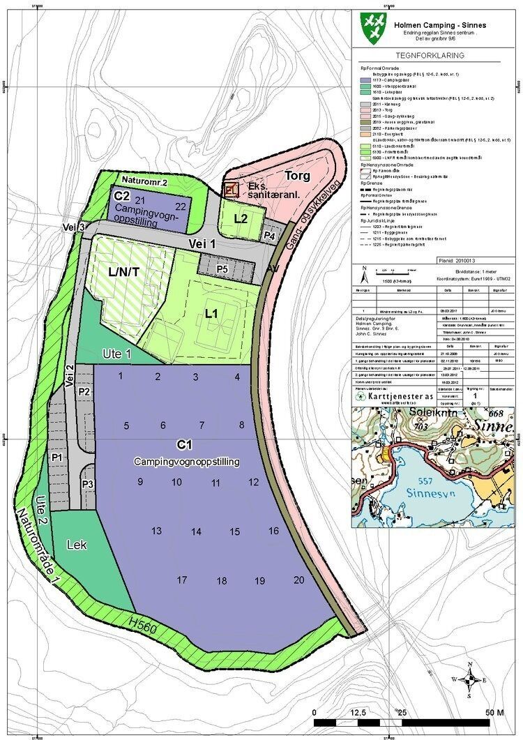 Reguleringsplan for Holmen Camping, Sirdal kommune
